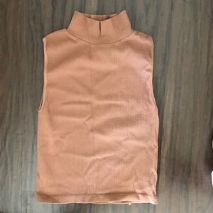 Mock neck seamless top